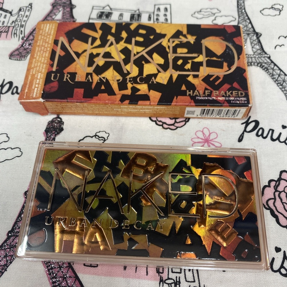 Urban Decay - Naked Half Baked Mini‎ Eyeshadow Palette -AUTHENTIC NEW!